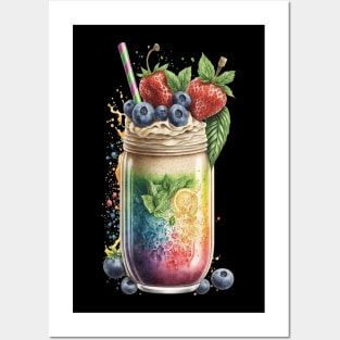 Cold natural juice Posters and Art